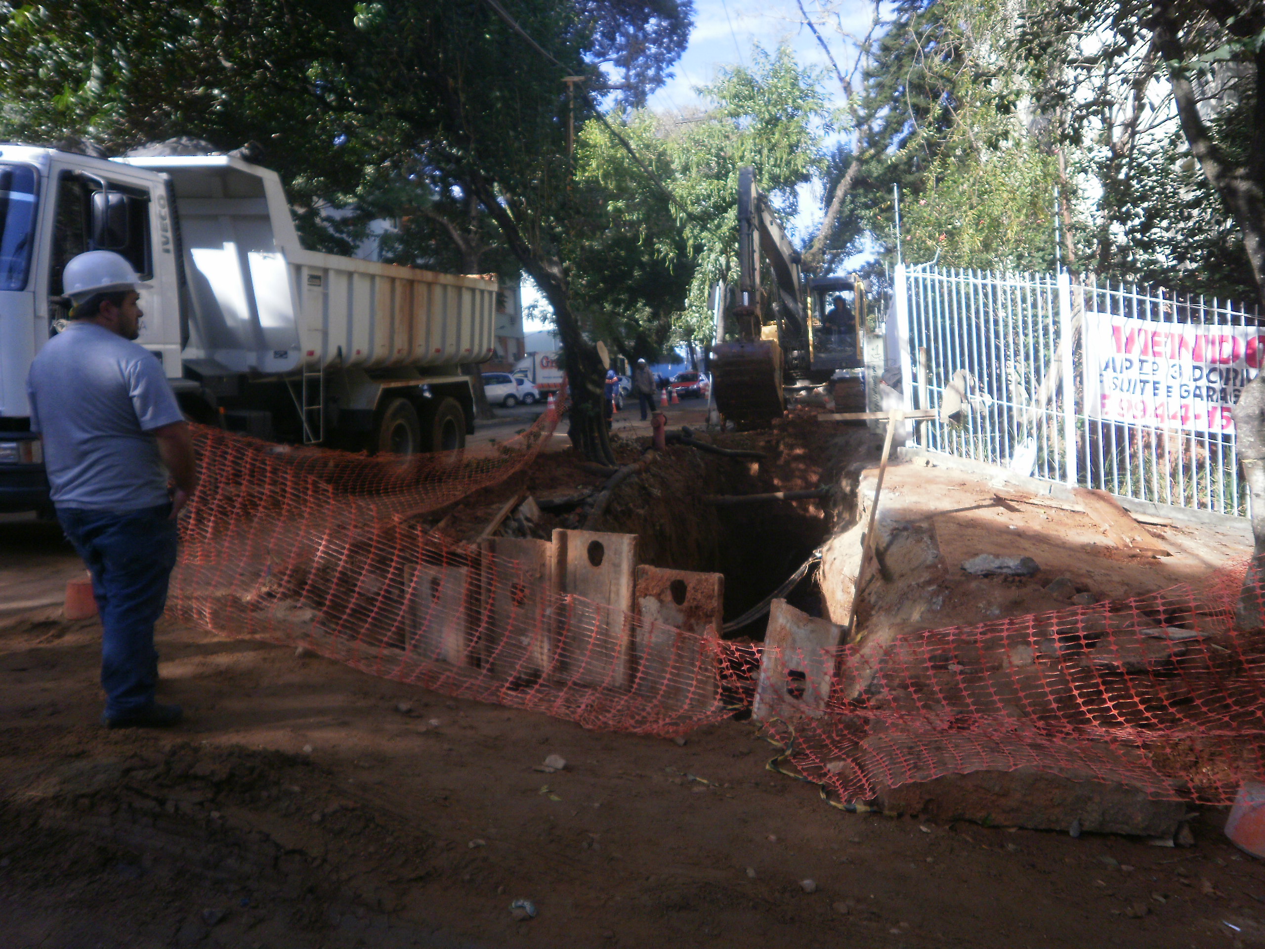 Obra na Rua Carazinho