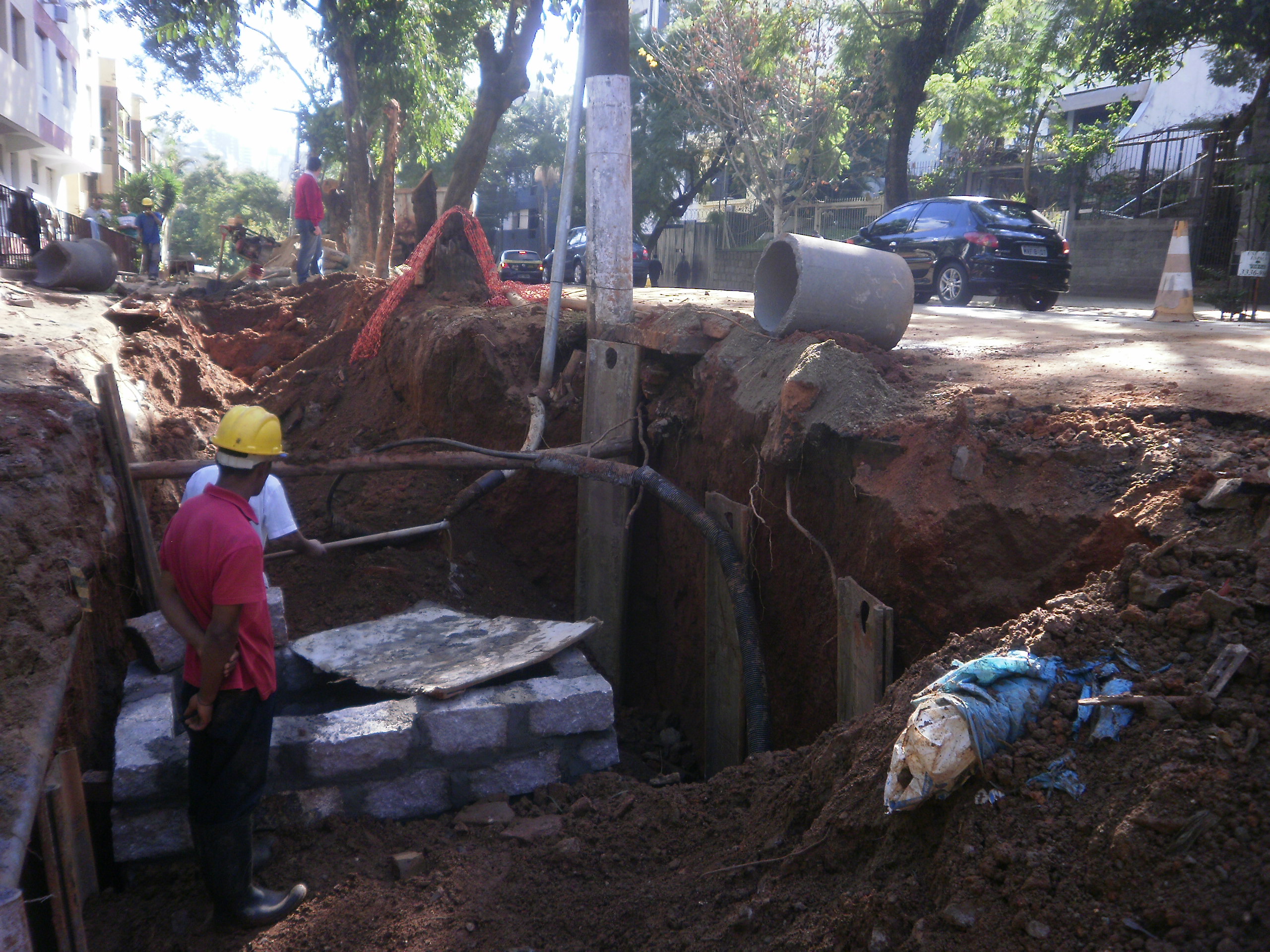 Obra na Rua Carazinho